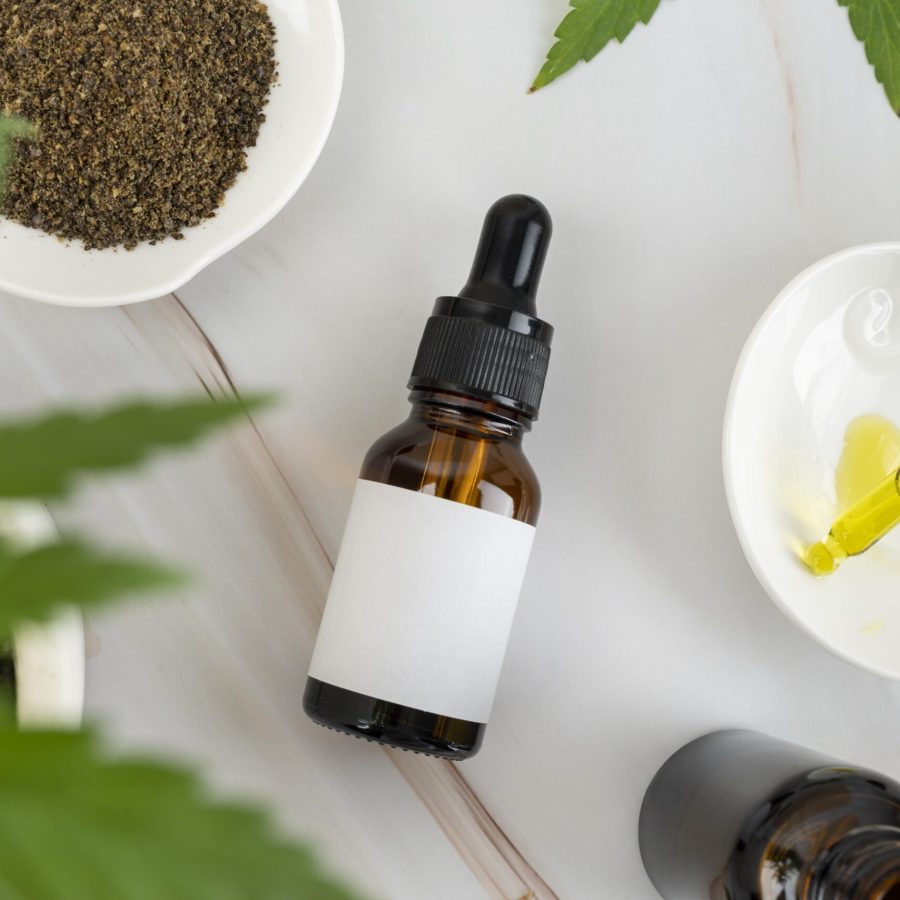 arreglo-de-productos-de-cannabis-organico
